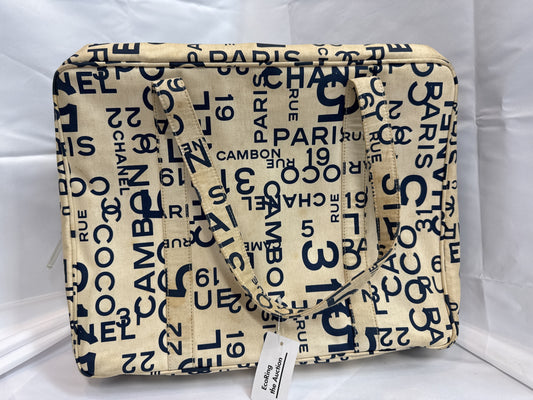 CHANEL By the Sea Ivory Canvas Handbag, No. 7
