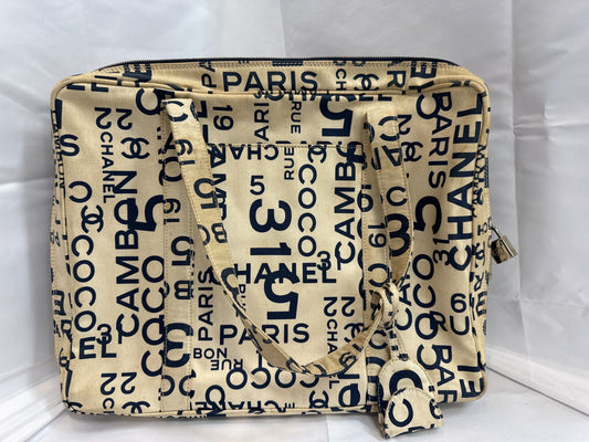 CHANEL By the Sea Ivory Canvas Handbag, No. 7