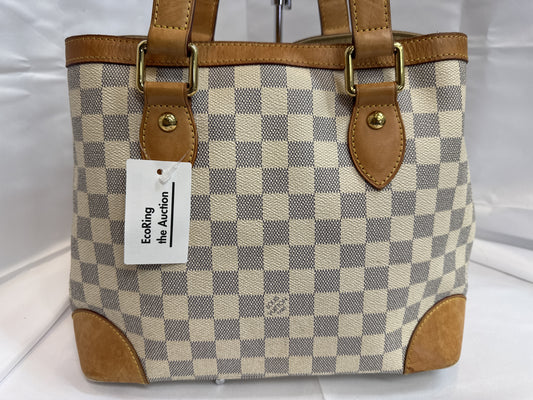 LOUIS VUITTON Hampstead MM Damier Azur Handbag