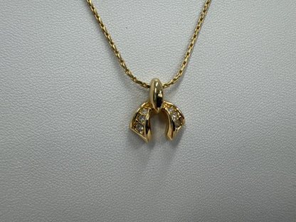 Dior necklace with approximately 43cm chain
