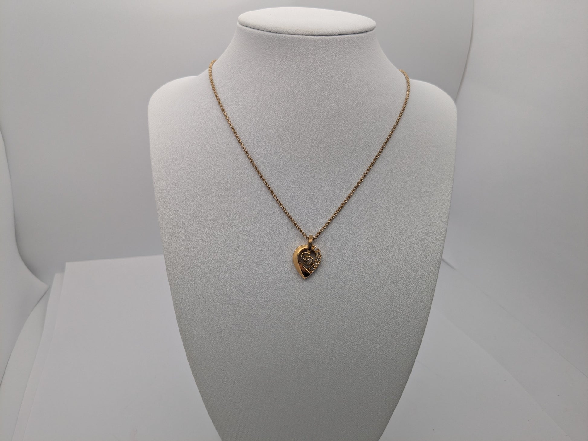 Dior Gold Necklace with 42cm Chain