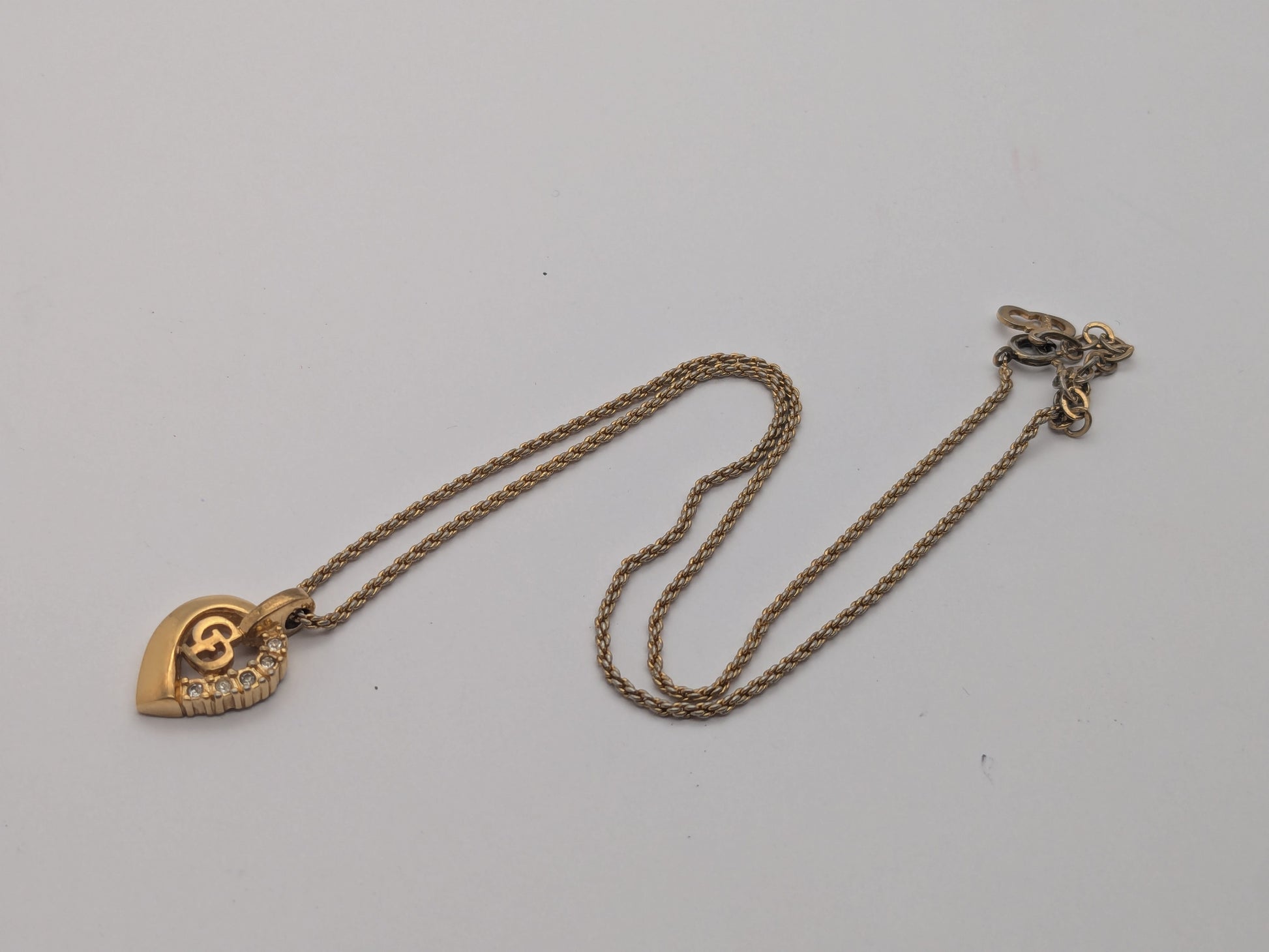 Dior Gold Necklace with 42cm Chain