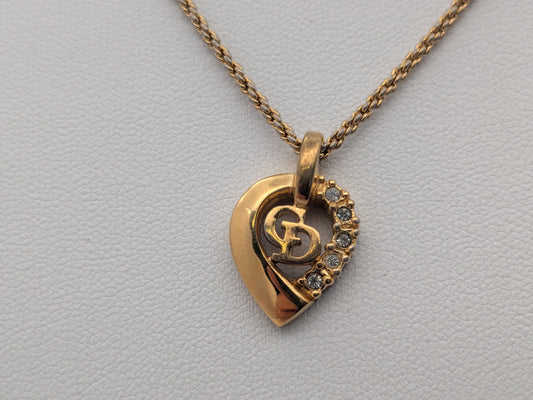 Dior Gold Necklace with 42cm Chain