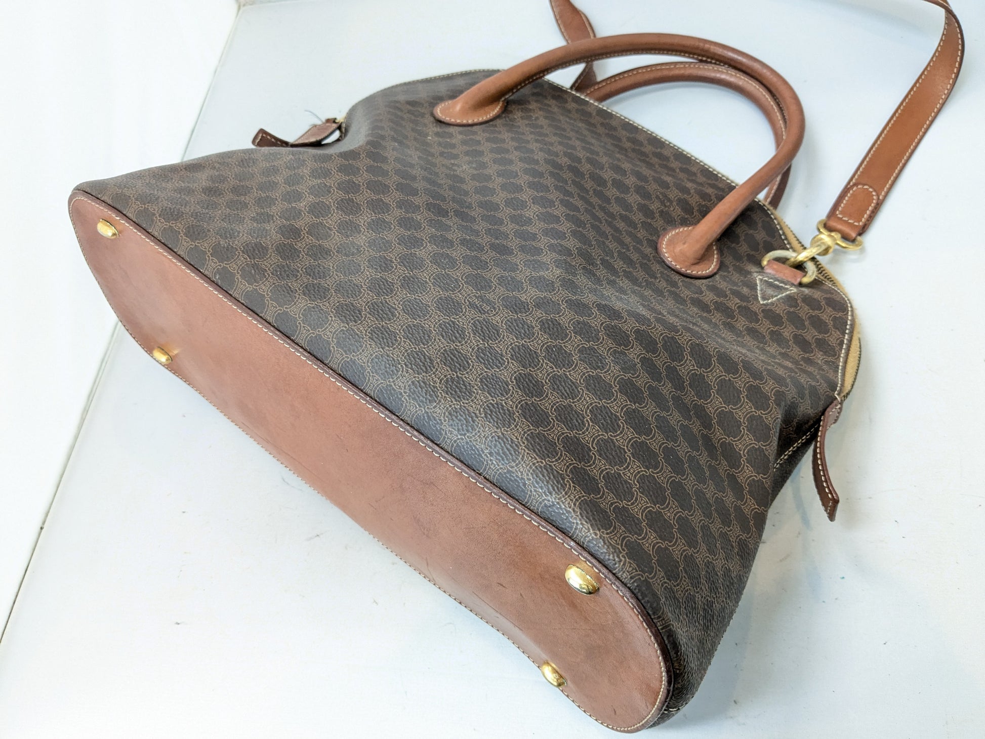 CELINE Macadam 2-Way Handbag