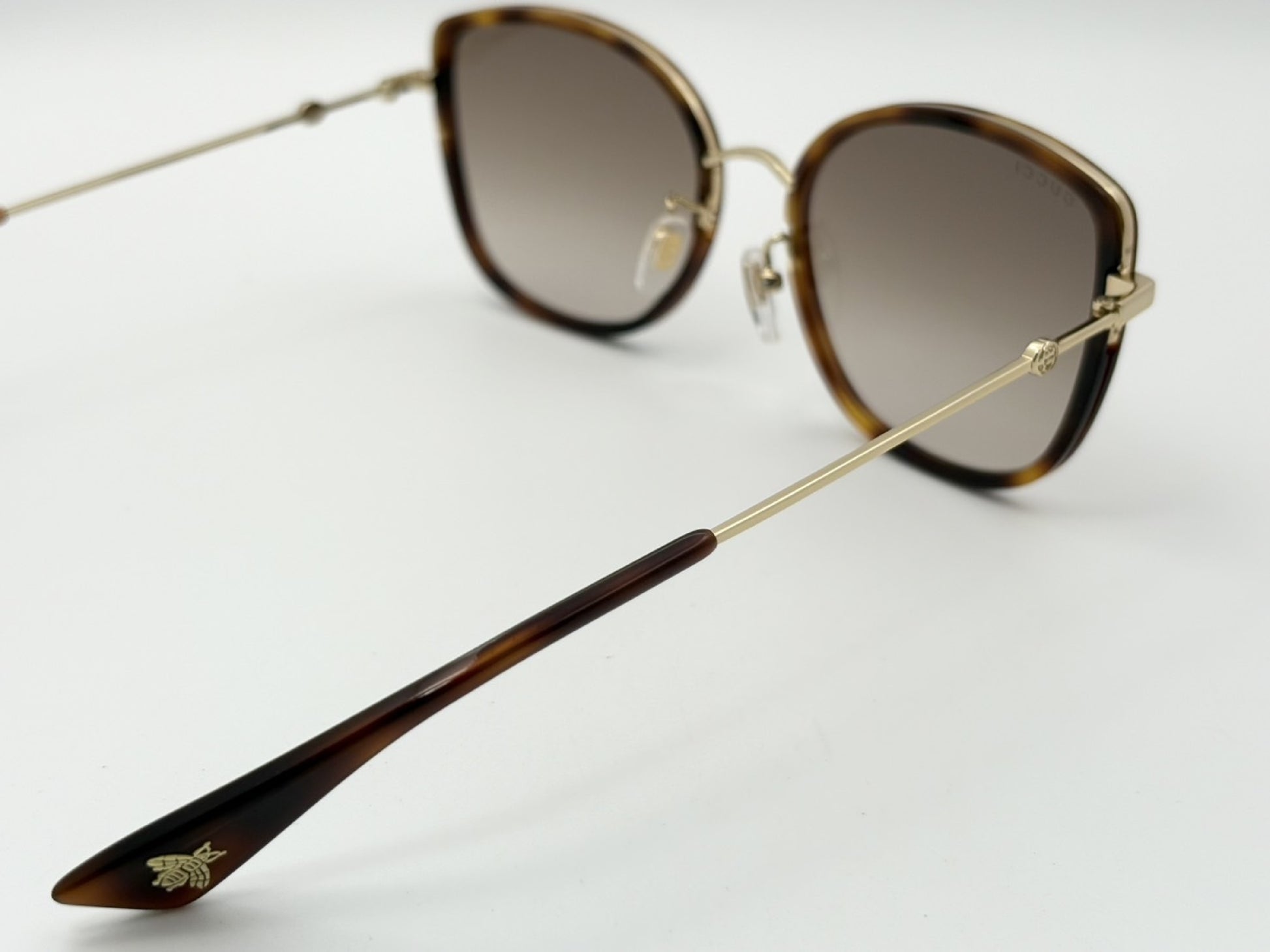 GUCCI Gucci GG0606SK Interlocking G Bee 56□19-145 Sunglasses Asian Fit Havana Brown Case and Cloth Included Sunglasses/Eyewear