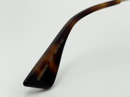GUCCI Gucci GG0606SK Interlocking G Bee 56□19-145 Sunglasses Asian Fit Havana Brown Case and Cloth Included Sunglasses/Eyewear