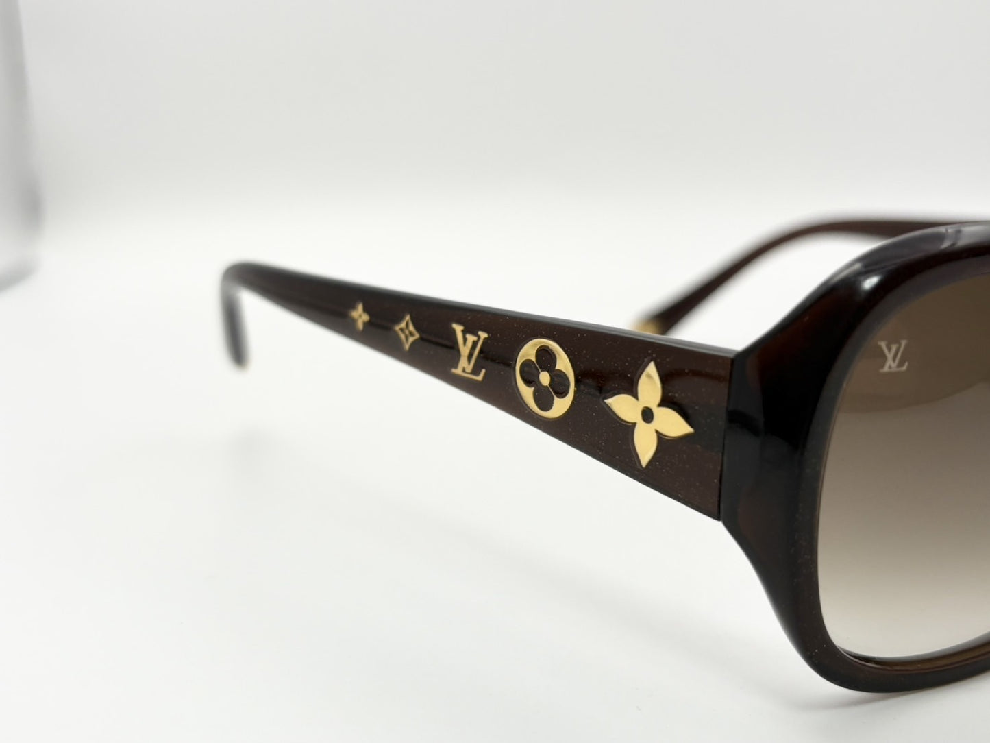 LOUIS VUITTON Z0459E 59□15 Opcession GM Sunglasses Brown Monogram