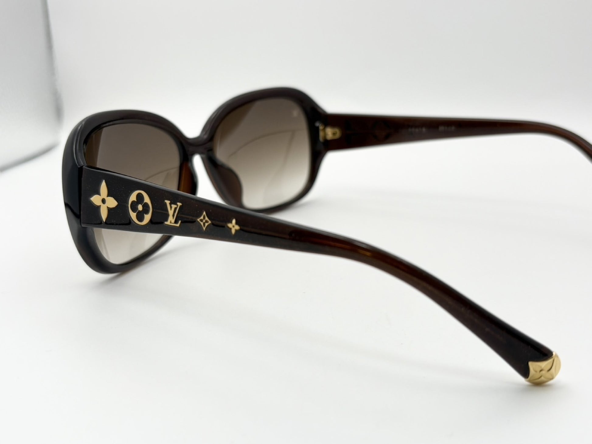LOUIS VUITTON Z0459E 59□15 Opcession GM Sunglasses Brown Monogram