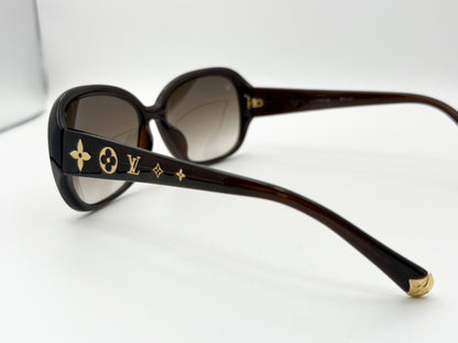 LOUIS VUITTON Z0459E 59□15 Opcession GM Sunglasses Brown Monogram