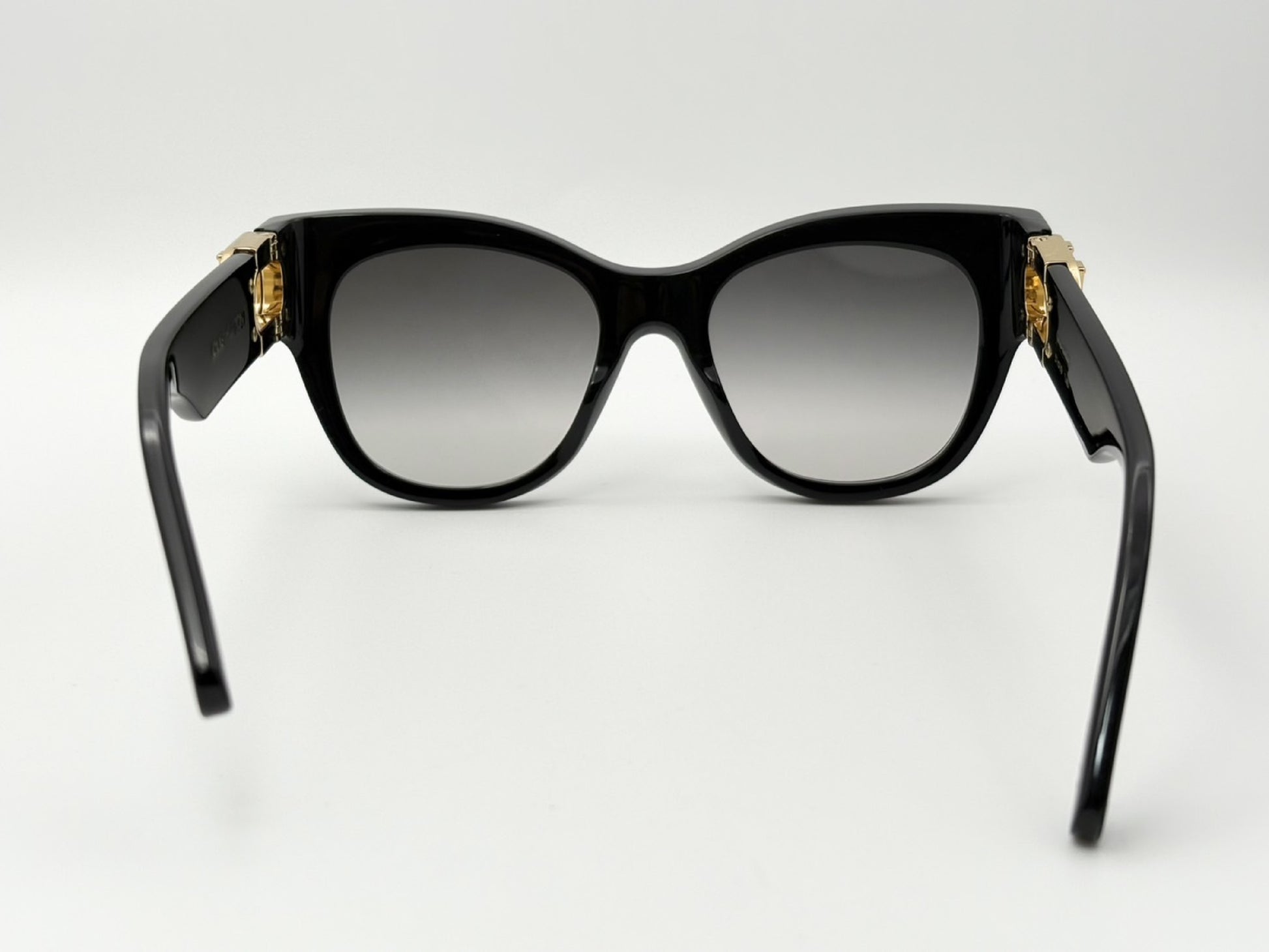 LOUIS VUITTON Z1568W 51□19-140 LV Link Cat Eye Sunglasses Black with Leather Case
