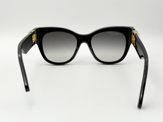 LOUIS VUITTON Z1568W 51□19-140 LV Link Cat Eye Sunglasses Black with Leather Case