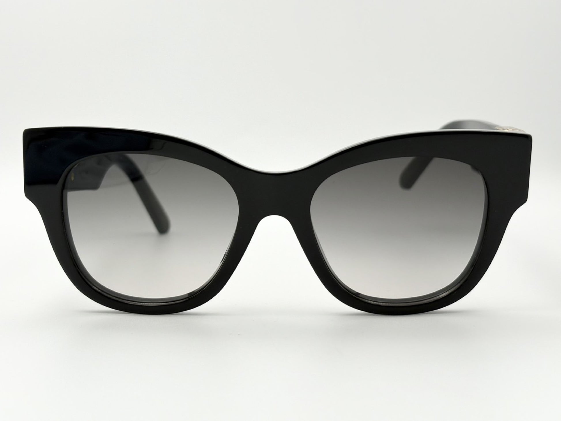 LOUIS VUITTON Z1568W 51□19-140 LV Link Cat Eye Sunglasses Black with Leather Case