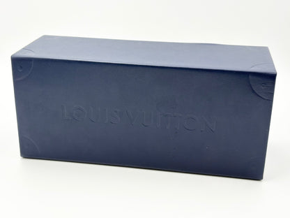 LOUIS VUITTON Z1568W 51□19-140 LV Link Cat Eye Sunglasses Black with Leather Case