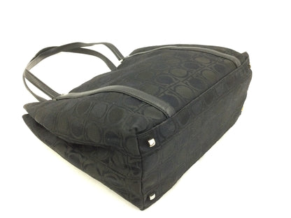 Salvatore Ferragamo Gancini black handbag