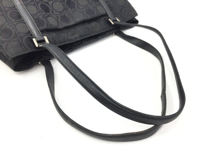 Salvatore Ferragamo Gancini black handbag