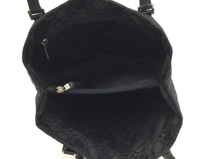 Salvatore Ferragamo Gancini black handbag
