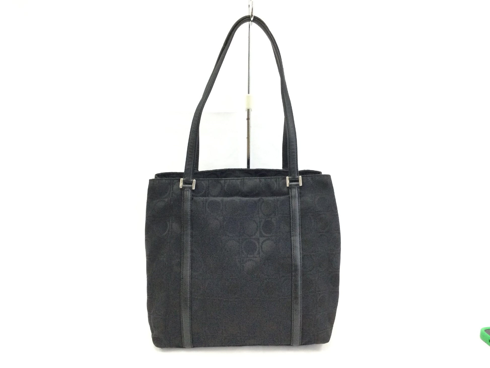 Salvatore Ferragamo Gancini black handbag