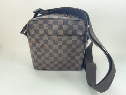 LOUIS VUITTON Damier Olaf PM Shoulder Bag