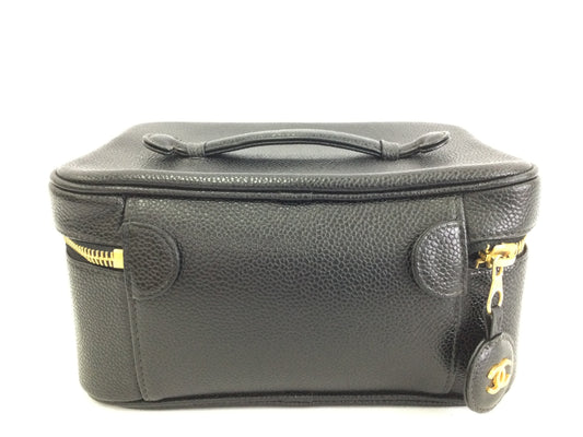 CHANEL Caviar Skin Vanity Bag