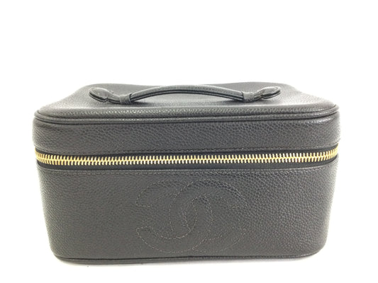 CHANEL Caviar Skin Vanity Bag