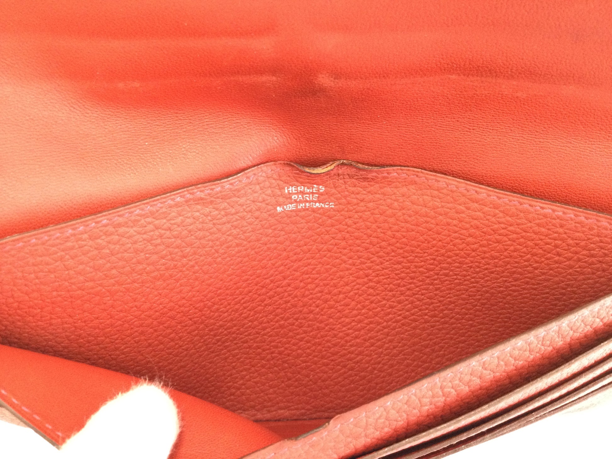 HERMES Dogon Taurillon Clemence X Stamped Wallet