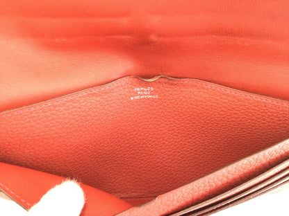 HERMES Dogon Taurillon Clemence X Stamped Wallet