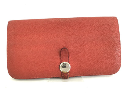 HERMES Dogon Taurillon Clemence X Stamped Wallet