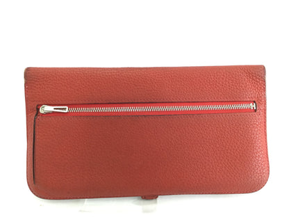HERMES Dogon Taurillon Clemence X Stamped Wallet