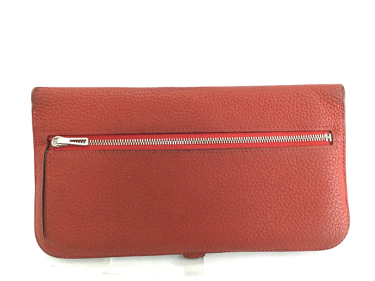 HERMES Dogon Taurillon Clemence X Stamped Wallet