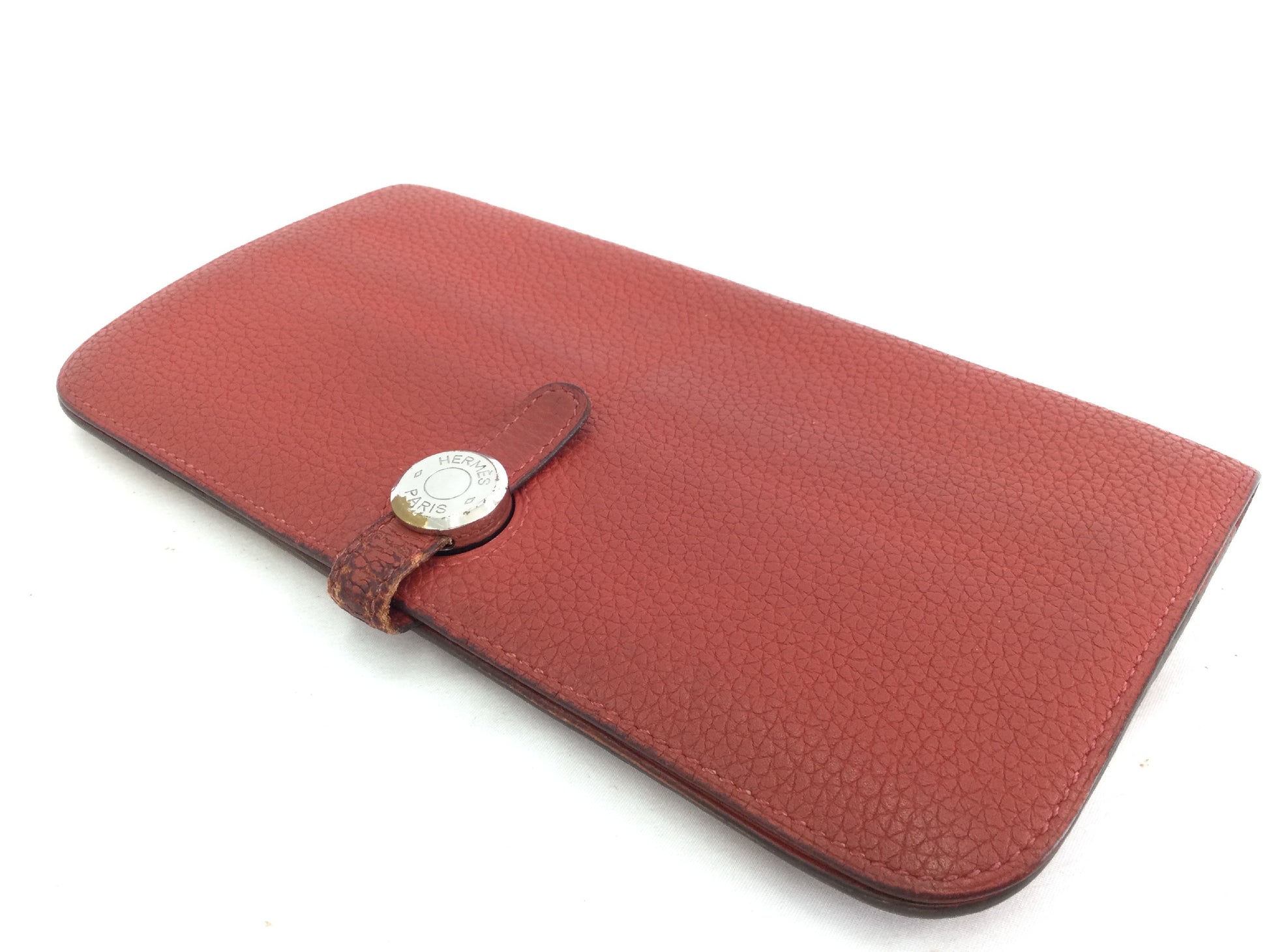HERMES Dogon Taurillon Clemence X Stamped Wallet