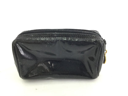 CHANEL Coco Mark Enamel Pouch with Seal
