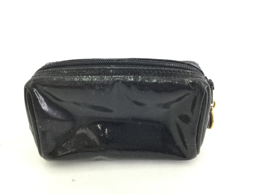 CHANEL Coco Mark Enamel Pouch with Seal