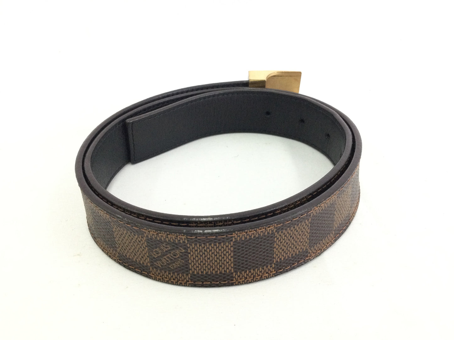 LOUIS VUITTON Santur Belt Damier Belt