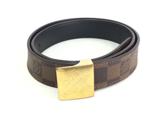 LOUIS VUITTON Santur Belt Damier Belt