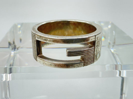 GUCCI Branded Ring, Size: 10, 7.2g