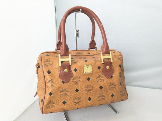 MCM Mini Boston Bag with Strap