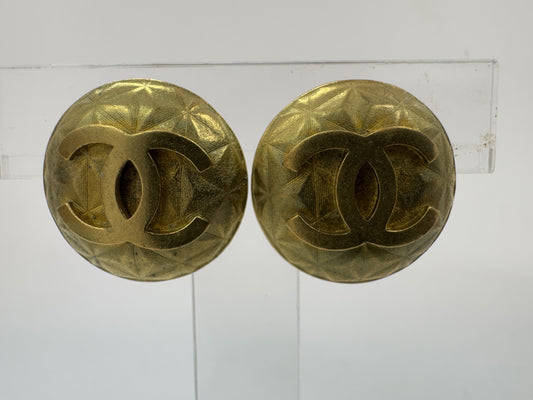 CHANEL Coco Gold Earrings 95P Earrings