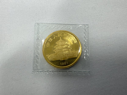 Panda Gold Coin 10 Yuan 24K Gold Coin 3.1g 