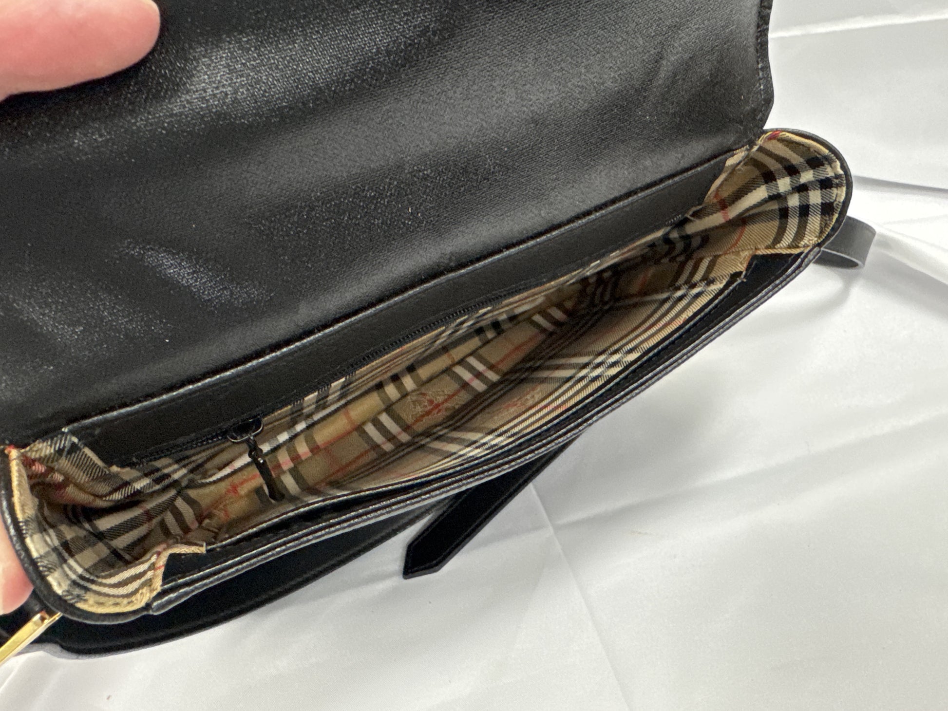BURBERRY Leather Shoulder Bag