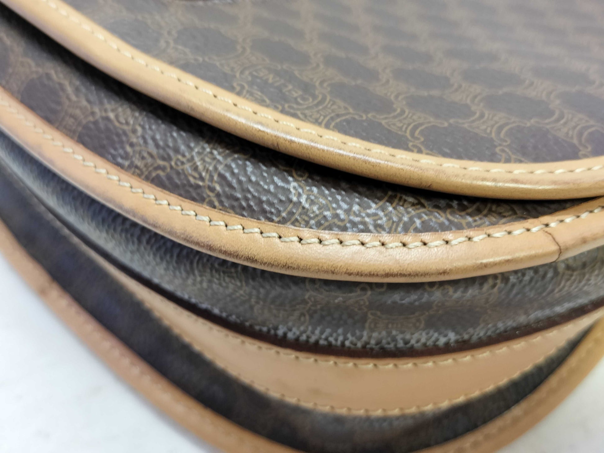 CELINE Macadam Shoulder Bag