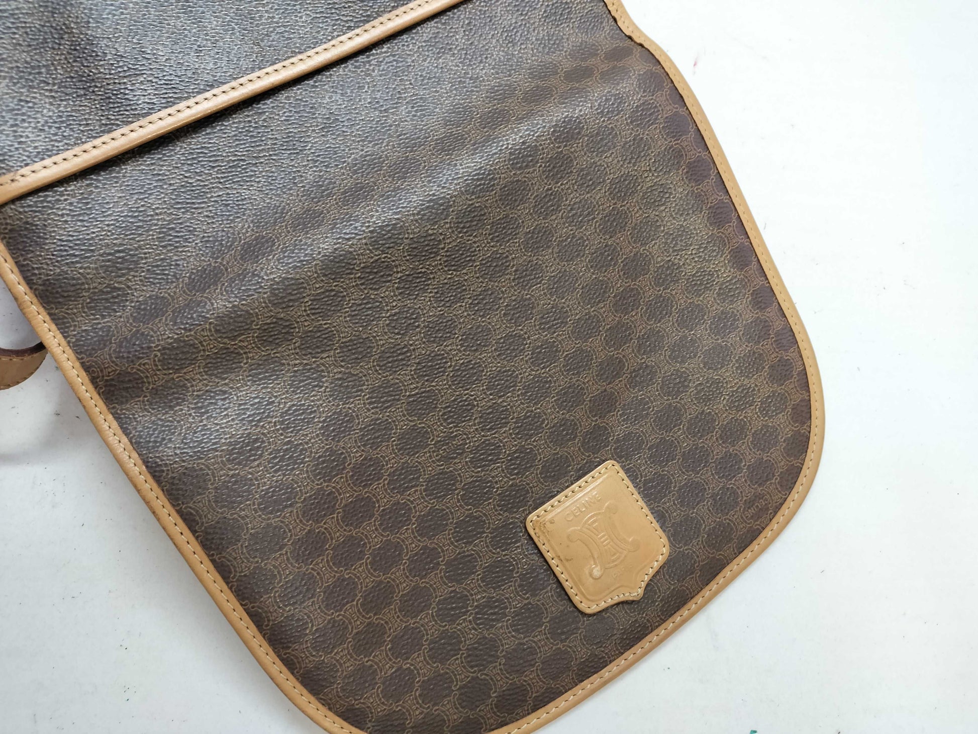 CELINE Macadam Shoulder Bag