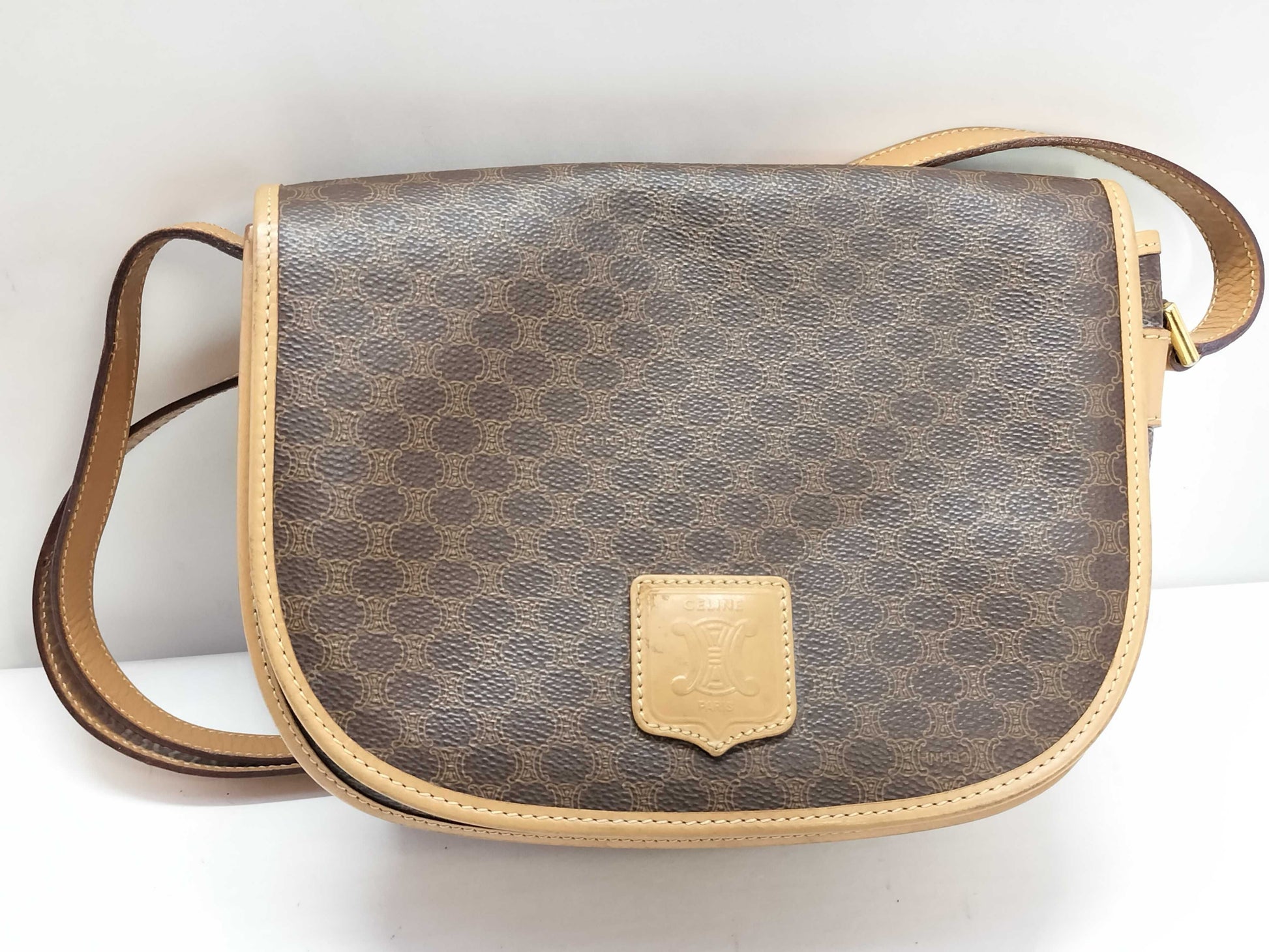 CELINE Macadam Shoulder Bag
