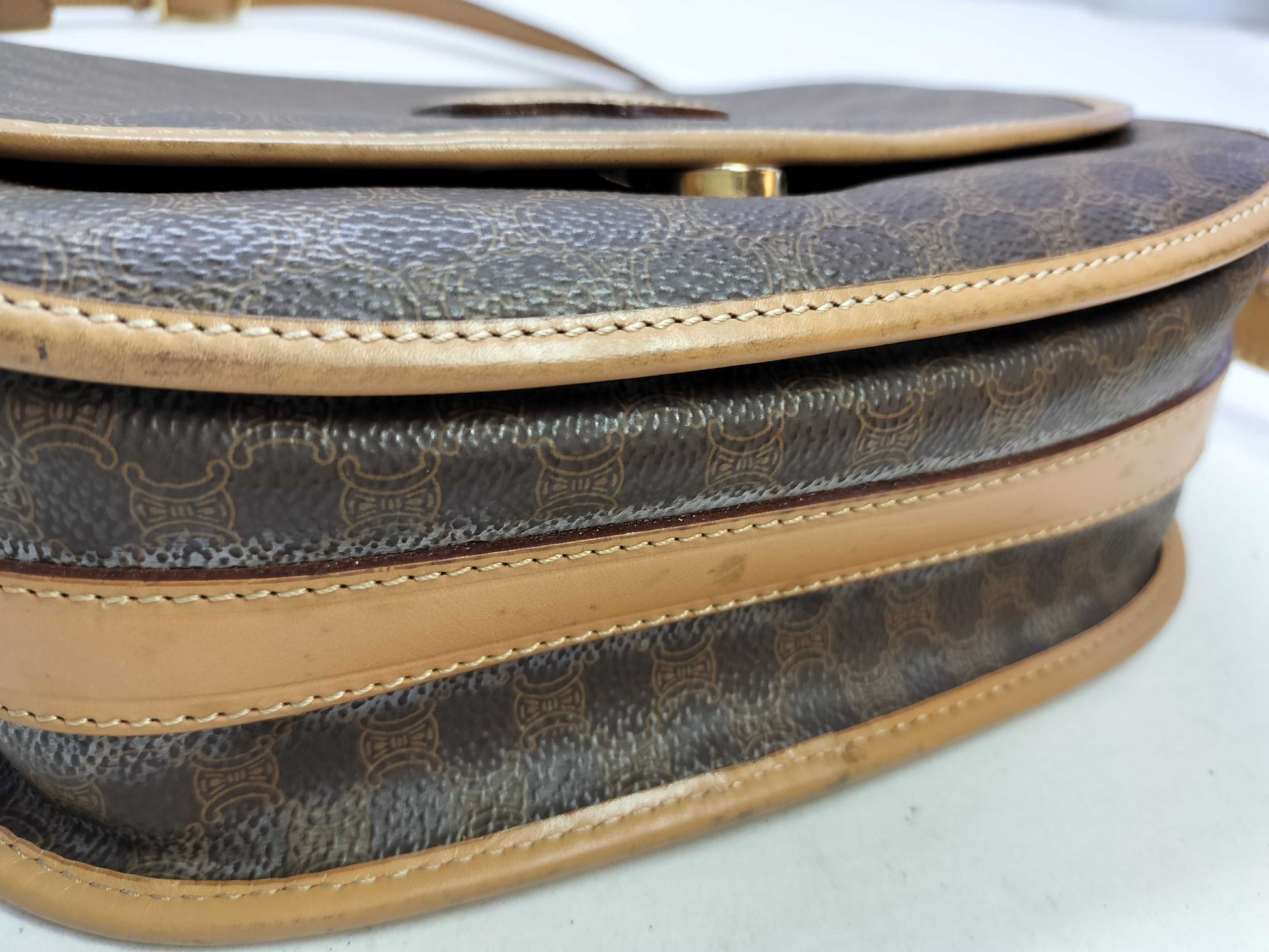 CELINE Macadam Shoulder Bag