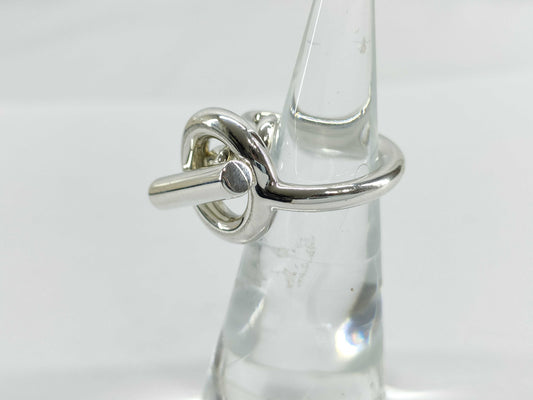 HERMES Croisette 14.1g #51 Ring