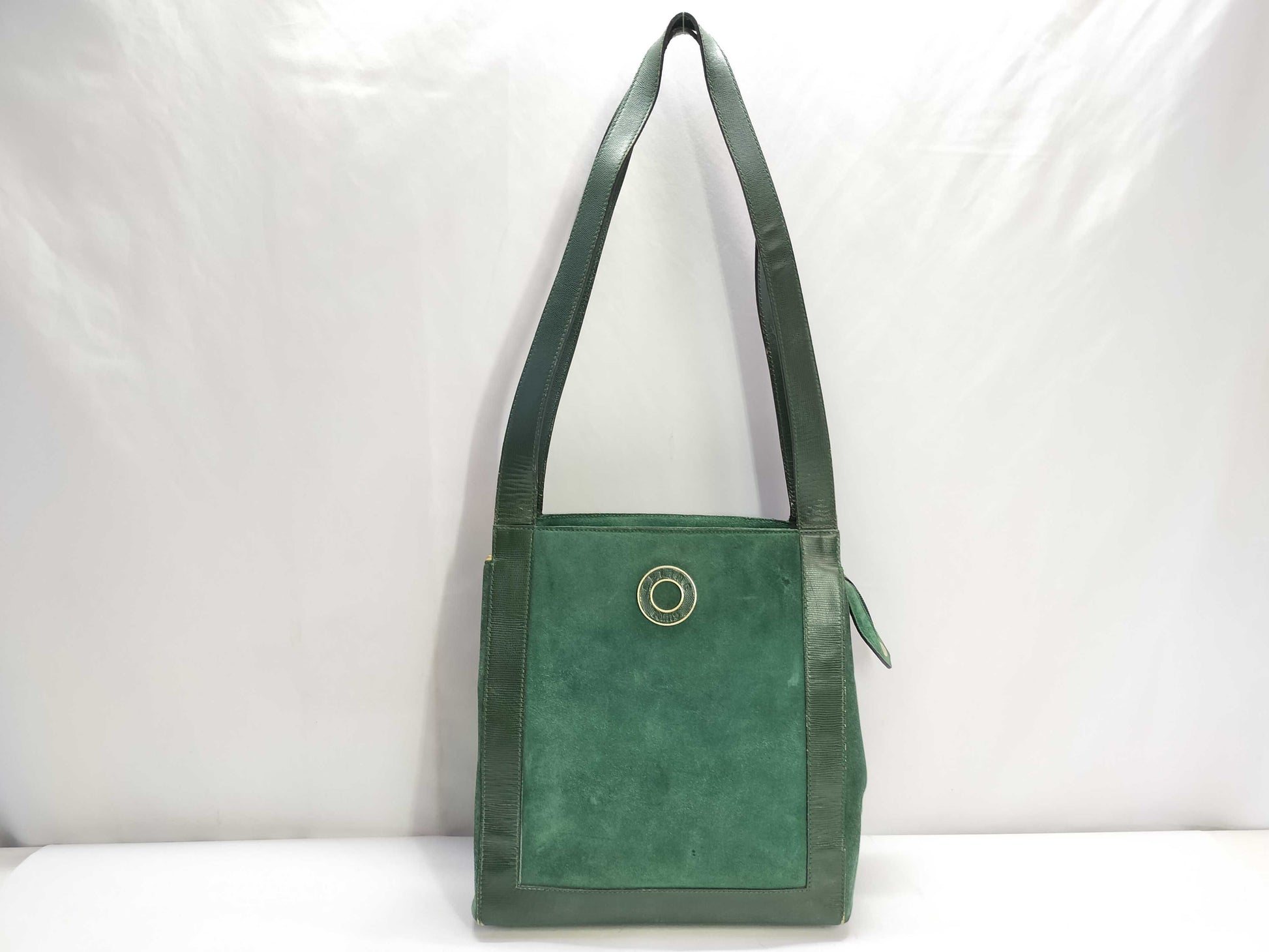 CELINE Circle Suede Tote Bag Tote Bag