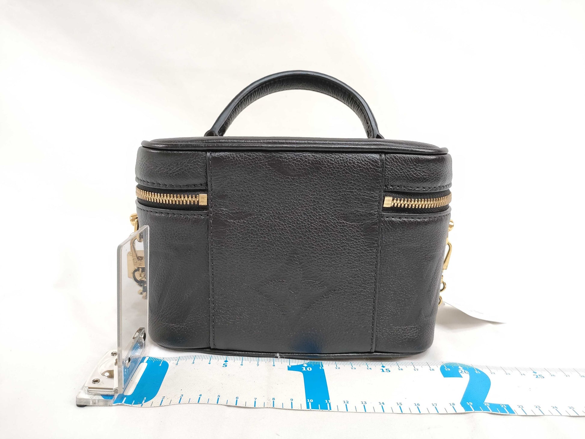 LOUIS VUITTON M57118 Monogram LOUIS VUITTON Empreinte Vanity PM Black 2-way Shoulder Bag M57118