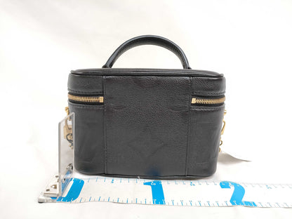 LOUIS VUITTON M57118 Monogram LOUIS VUITTON Empreinte Vanity PM Black 2-way Shoulder Bag M57118
