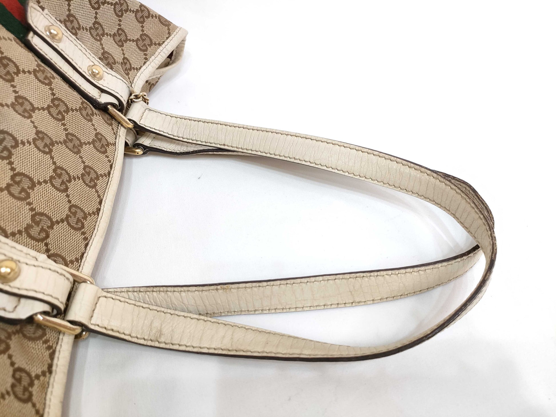 GUCCI GG Canvas GUCCI Sherry Line Tote Bag Tote Bag