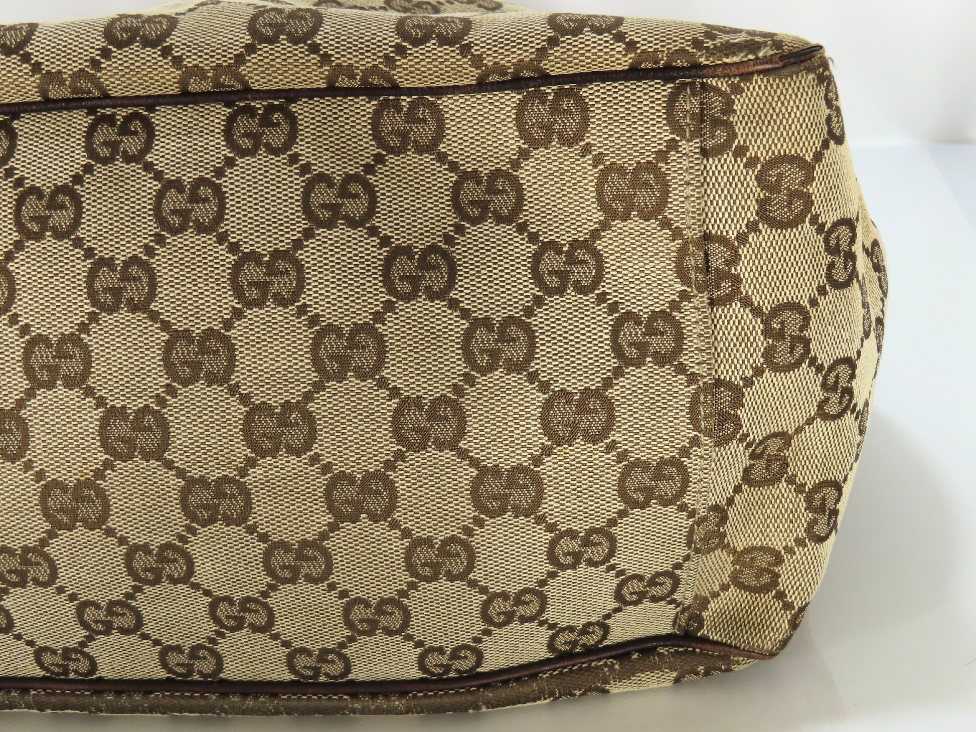 GUCCI GG Canvas GUCCI Scarf Tote Bag Tote Bag