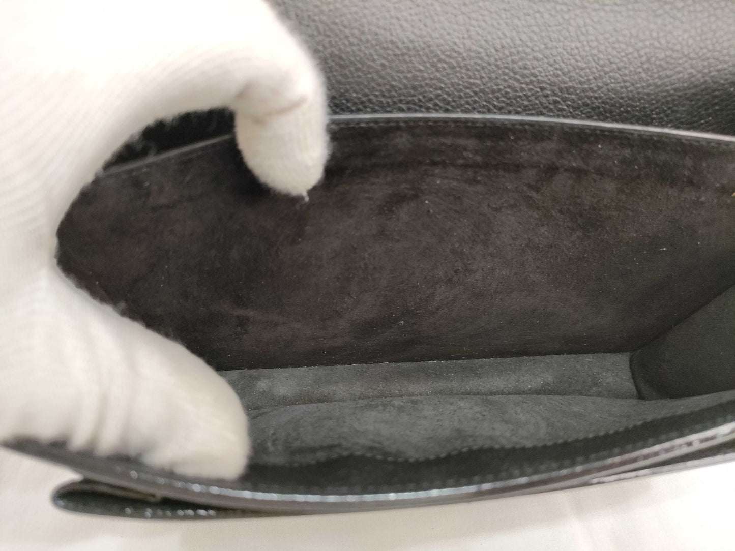 SAINT LAURENT YSL Leather Chain Shoulder Bag Black Shoulder Bag
